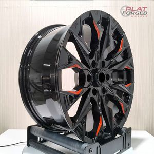ล้ออัลลอยสีดำเงา<span class=keywords><strong>ขอบ</strong></span>แดง18 19 20 21 22นิ้ว5X114.3 5X120 6X139.7เน้นเสียงสำหรับรถเ<span class=keywords><strong>ก</strong></span>๋งฮอนด้าโตโยต้าฟอร์ด SUV - Product Image 2