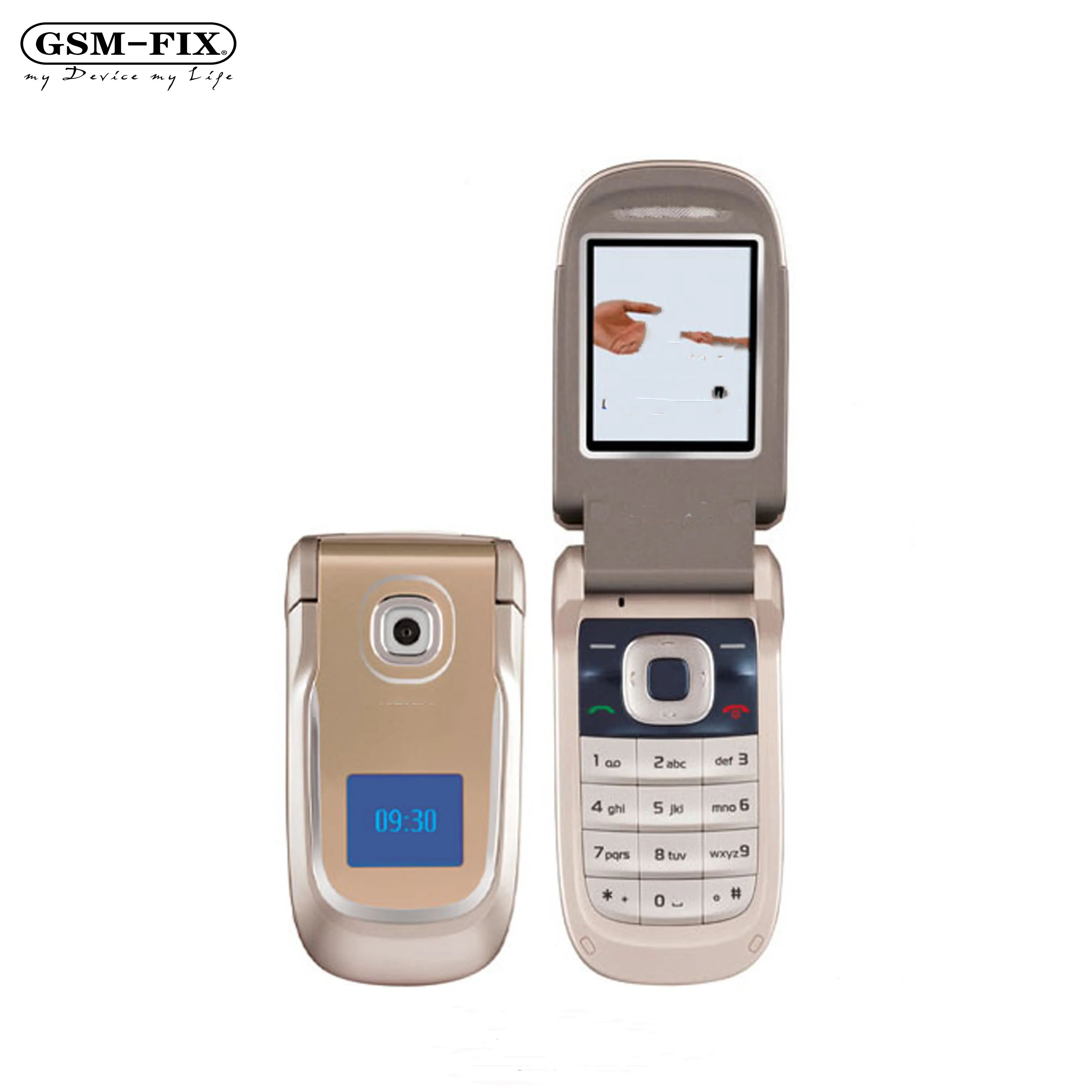 GSM-FIX מכירה לוהטת מקורי במפעל סמארטפון זול קלאסי Flip נייד טלפון סלולרי עבור Nokia 2760