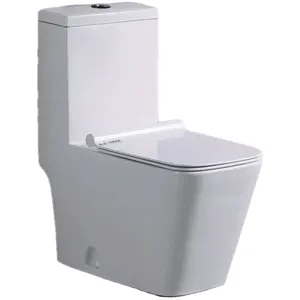 A12 WC Toilet P-trap 180Mm atau S-trap 250Mm Perlengkapan Sanitasi Keramik Toilet Kamar Mandi Satu Potong