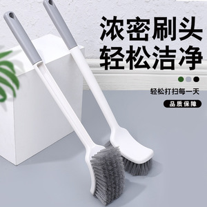แปรงขัดห้องน้ำด้ามยาวทรงสี่เหลี่ยมทนทานตามหลักสรีรศาสตร์สำหรับทำความสะอาดห้องน้ำ - Product Image 1