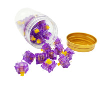 Interrupteur mécanique pour clavier Ice Grape à 5 broches, 63,5 g, double ressort doré, interrupteur linéaire, interrupteur de clavier de remplacement gratuit