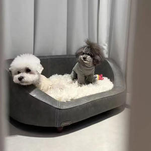 Bán Buôn Sang Trọng Siêu Cổ Điển Pet Sofa Giường Không Thấm Nước Pet Ưa Thích Chỉnh Hình Con Chó Ghế Giường Đồ Nội Thất Bằng Gỗ Cũi Mèo Tổ - Product Image 2