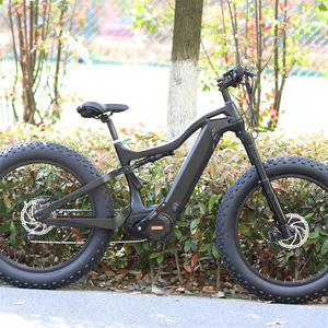 Thunder-Bicicleta eléctrica de montaña, bici de montaña de 2022 w, 48v, suspensión completa, neumático ancho, <span class=keywords><strong>shimano</strong></span>, fibra de carbono, 9 velocidades, 1000 - Product Image 3