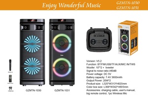 Altoparlanti DJ da Esterno Doppi da 10 Pollici con Telecomando, Uscita 20W*2, Microfono, AUX, TWS, Luci LED RGB per Karaoke e Uso Familiare KTV - Product Image 6