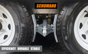 Cale de <span class=keywords><strong>roue</strong></span> de camping-car, stabilisateur en forme de X rotatif robuste pour remorque de camping-car (perceuse ajustée) - Product Image 3