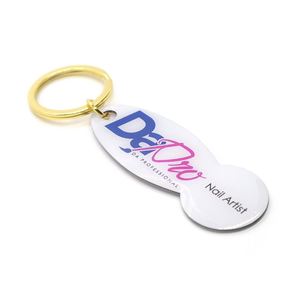 Supermarket Sublimation OEM Token Coin Keychain Custom Designer Shopping Trolley Coin <b>Holder</b> <b>Key</b> Chain With Bottle Opener - Product Image 2
