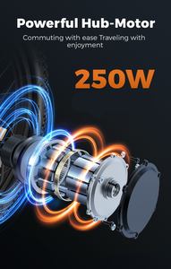 Bicicleta Eléctrica Plegable <span class=keywords><strong>ENGWE</strong></span> <span class=keywords><strong>T14</strong></span> Mini Bicicleta Eléctrica de 250W 25km/h para Ciudad con Batería de Litio Extraíble de 48V 10AH Portátil Stock en UE/Reino Unido - Product Image 2