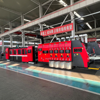 HS-B Serie Afdrukken Steken Stansen Map Gluer Machine Golfkarton Doos Making Productielijn Machines