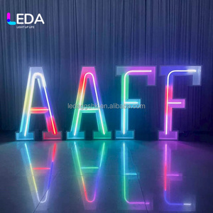 LEDA Wedding Decoration 4ft Metal Marquee Letters <b>Led</b> Light Up Marquee Letter Wedding Backdrop Letters <b>Numbers</b> for Events Decor - Product Image 6