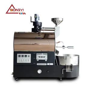 Dongyi BY-6kg Gas/Elektrische Verwarming Koffie Brander Machine 6Kg Koffiebonen Branderij Machine Voor Koffie Met Beste Kwaliteit