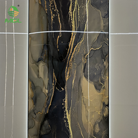 Panneaux muraux en PVC imitation marbre UV robustes et nécessitant peu d'entretien, fabriqués sur mesure par le fabricant, 1220*2440mm*3mm