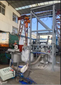 DZJX Heavy Industry 2 Ton Bag Unloader Machine Fibc Bulk Bag Unloading Packaging Discharge Station Big Bag Discharging