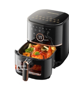 German Imported <strong>Air</strong> Fryer Visible Smart Touch Screen Control Oil-Free Non-Stick Pan Liner Household 2024 New Model Oven - Product Image 1