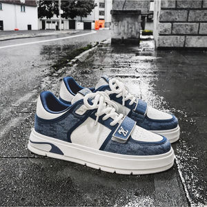 Zapatos Deportivos Transpirables de Diseño para Hombre, con Cordones, Estilo Skateboard, Retro, Gruesos, Casuales, Impermeables, que Aumentan la Estatura - Product Image 2