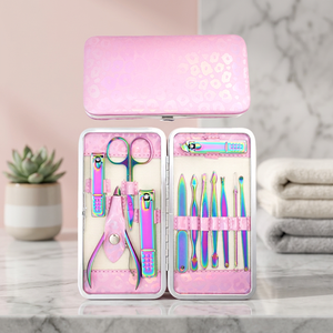 Luxurious 7 In 1 Stainless Steel <b>Nail</b> <b>Kit</b> With Portable Case For Manicure Adult Use - Product Image 2