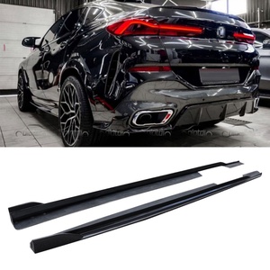 Kits de Carrocería Tipo Caballero de Fibra de Carbono para BMW X6 G06 M Sport 2020+, Alerón y Faldones Laterales Largos, Parachoques - Product Image 6