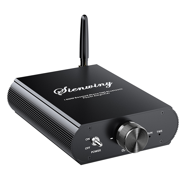 YS-T100W TPA3116 for 5.3 Mono Power Amplifier 12-24V Metal Shell Boost Mini 100W APP Control