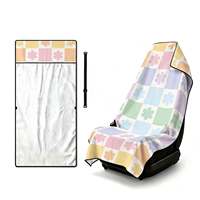 Serviette de plage en microfibre gaufrée à imprimé animal, douce, sans sable, très absorbante, séchage rapide, légère, surdimensionnée, luxe moderne