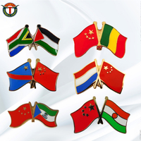 Haute Qualité Personnalisé Métal Émail Époxy Drapeau Emblème Pin Émirats Arabes Unis Fête Nationale Souvenir De Dubaï Plaqué Technique
