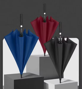 Logo personnalisé en gros grand parapluie coupe-vent ventilé à double auvent parapluie de <span class=keywords><strong>golf</strong></span> droit à ouverture automatique Uv - Product Image 1