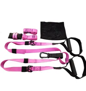 Home Fitness Logo personalizzato P3 Pro cinghie di sospensione a resistenza materiale in Nylon Multi-funzione Sling Trainer