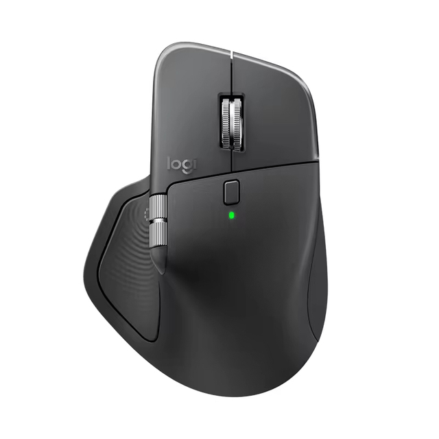 Logitech MX Master 4 Ergonomic Wireless Mouse Graphite Haptic Feedback Ultra-Fast Scrolling USB-C Windows MacOS