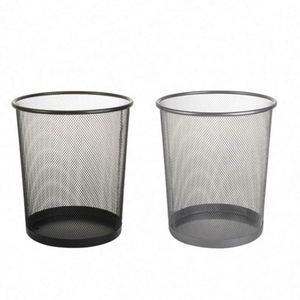 ตะกร้าใส่ขยะทรงกลม ทำจากโลหะตาข่าย - Product Image 1