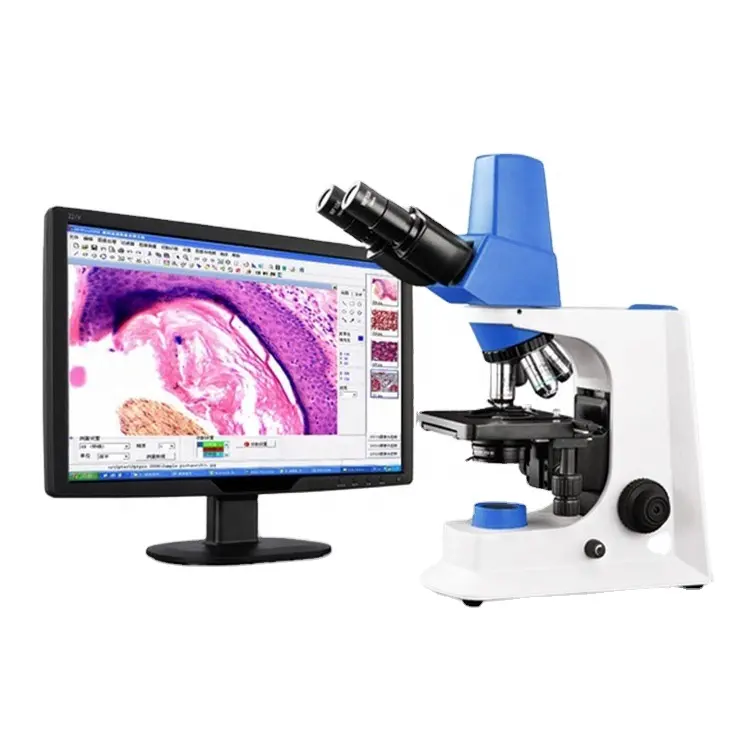 Лабораторный бинокулярный биологический Цифровой Микроскоп USB 2,0 1000X/видео микроскоп