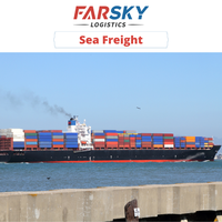 Farsky Logistics LCL+Express Conteneur maritime vers l'Allemagne Europe avec service DDP/DDU Assurance incluse