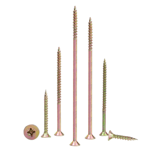 Tornillos de Fijación Galvanizados de Fibrocemento de Alta Resistencia, Tornillos Autorroscantes de Cabeza Avellanada con Ranura Cruzada para Tablero de Madera - Product Image 3