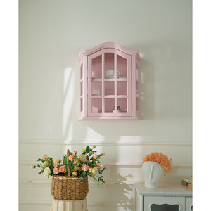 Bắc Âu Trang Trí Nội Thất Sang Trọng Màu Hồng Mộc Mạc Bằng Gỗ Tường Lưu Trữ Kệ Giá Nổi Kệ Treo Tường Hiển Thị Nhỏ Gỗ Tường Kệ - Product Image 5