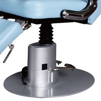 Mobilier de salon bleu avec 5 fauteuils de massage électriques et lits de massage électriques