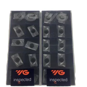 Orijinal CNC araçları APKT160408PDTR APKT160404PDTR APKT160424-TR YG602 karbür Tungsten APKT yüz freze ekler YG eklemek