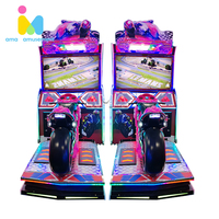Jeu vidéo Jeux d'amusement à pièces Simulateur électrique Moto de course Arcade Machine de jeu d'arcade Moto dynamique GP