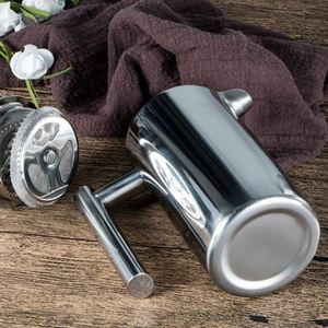 Cafetière à piston en acier inoxydable à double paroi, thermique et portable - Product Image 2