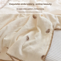 Couverture pour bébé nouveau-né, lit de maternité, double couche, imprimé, dos à pois, douce, pour enfants