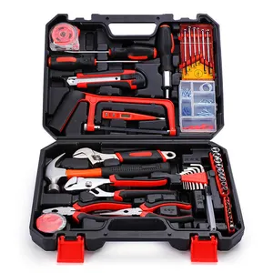 Electrician Woodworker Hardware tools Manual Repair Combination Set Custom Logo Tool Box Multifunction Wrench Knife Hammer