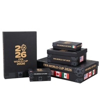 Carpeta Personalizada con Recubrimiento UV para la Copa Mundial de Fútbol 2026 |   Empaque de Cartón Corrugado Reciclable Ecológico de Alta Calidad para Calcetines