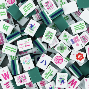 Jeu de Mahjong Américain Professionnel de Luxe avec 160 Tuiles Acryliques Personnalisées et Design à 4 Couches - Product Image 6