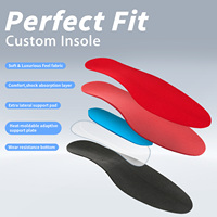 Insert de soulagement de la pression du Scanner de pieds Palmilhas Personalizada Modèle de semelles personnalisées moulées à la chaleur