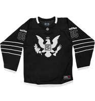 Tonton Sports Individuelles Eishockey-Trikot Personalisierter Druck Name Nummer Eishockey-Uniform Unisex 100% Polyester Wärmeübertragungsdruck