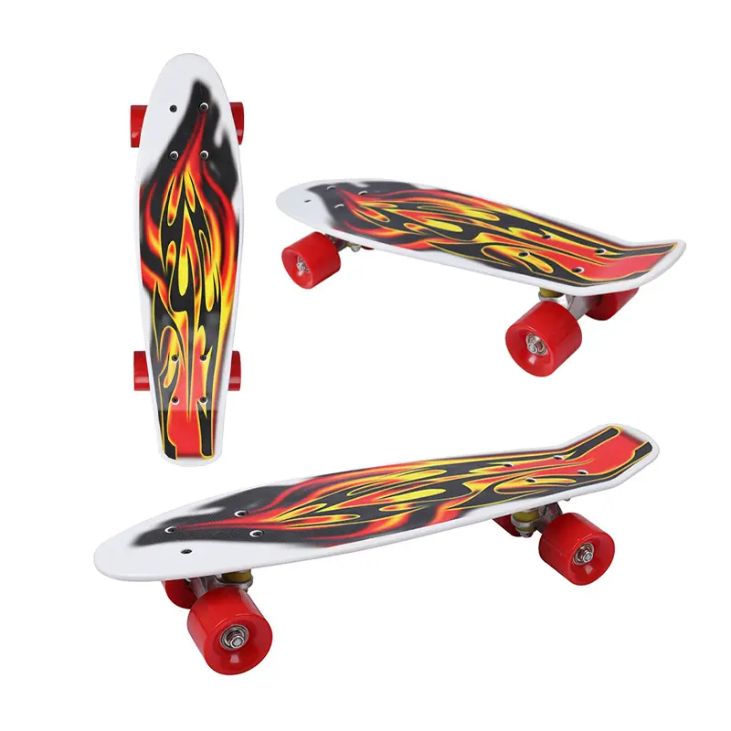 22inch Mini Colorful Cruiser Complete Plastic Penny Skateboard for Kids Teens