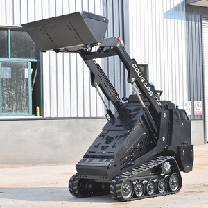 La Chine Cougars usine nouvelle conception Skid Steer moteur diesel CG827 Mini Skid Steer chargeur niveleuse accessoire prix bon marché - Product Image 4
