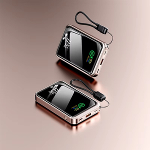 Power Bank all'ingrosso PD22.5W a ricarica rapida 10000/20000mAh con schermo TFT a colori e cavo integrato, <span class=keywords><strong>caricabatterie</strong></span> portatile per uso quotidiano all'aperto - Product Image 5