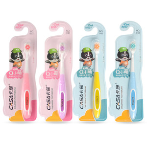 แปรงสีฟันเด็กคาซ่า ขนแปรงนุ่ม 2-12 ปี แปรงสีฟันแบบใช้มือ ดีไซน์การ์ตูน - Product Image 4