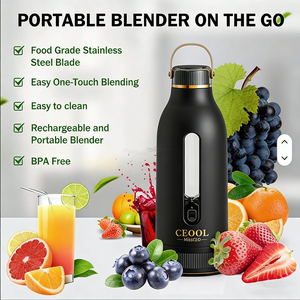 공장 특허 400ml 스포츠 과즙 기 블렌더 단백질 셰이커 전기 블렌더 - Product Image 2