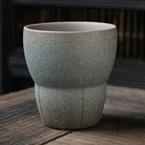 סיטונאי בעבודת יד כלי שולחן בסגנון יפני קרמיקה כוסות אספרסו ספל קפה מיני תה כוס 3oz חרס ספלי מים