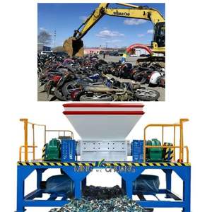 Trituradora de reciclaje de metal para chatarra de metal, coche, bicicleta, motocicleta, Máquina trituradora - Product Image 1