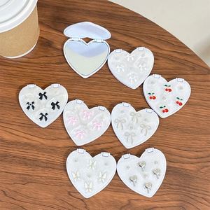 Adhesivo Decorativo para Teléfono Móvil con Espejo de Maquillaje, Diseño de Cereza, Lazo y Fresa - Product Image 2