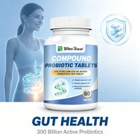 Complément Probiotique Adulte pour l'Exportation avec 5-HTP et Inuline, Comprimés à Croquer, 60 Unités – Améliore la Mémoire et le Sommeil
